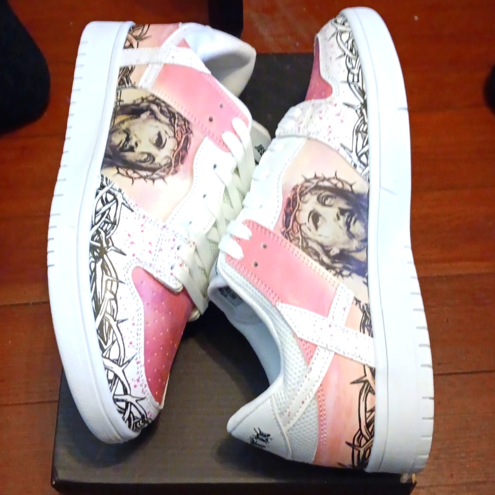 KITO WARES PASSION OF CHRIST DUNKS 'RESURRECTION DAY' NEW W/ BOX SZ 10 W… - Picture 5 of 7